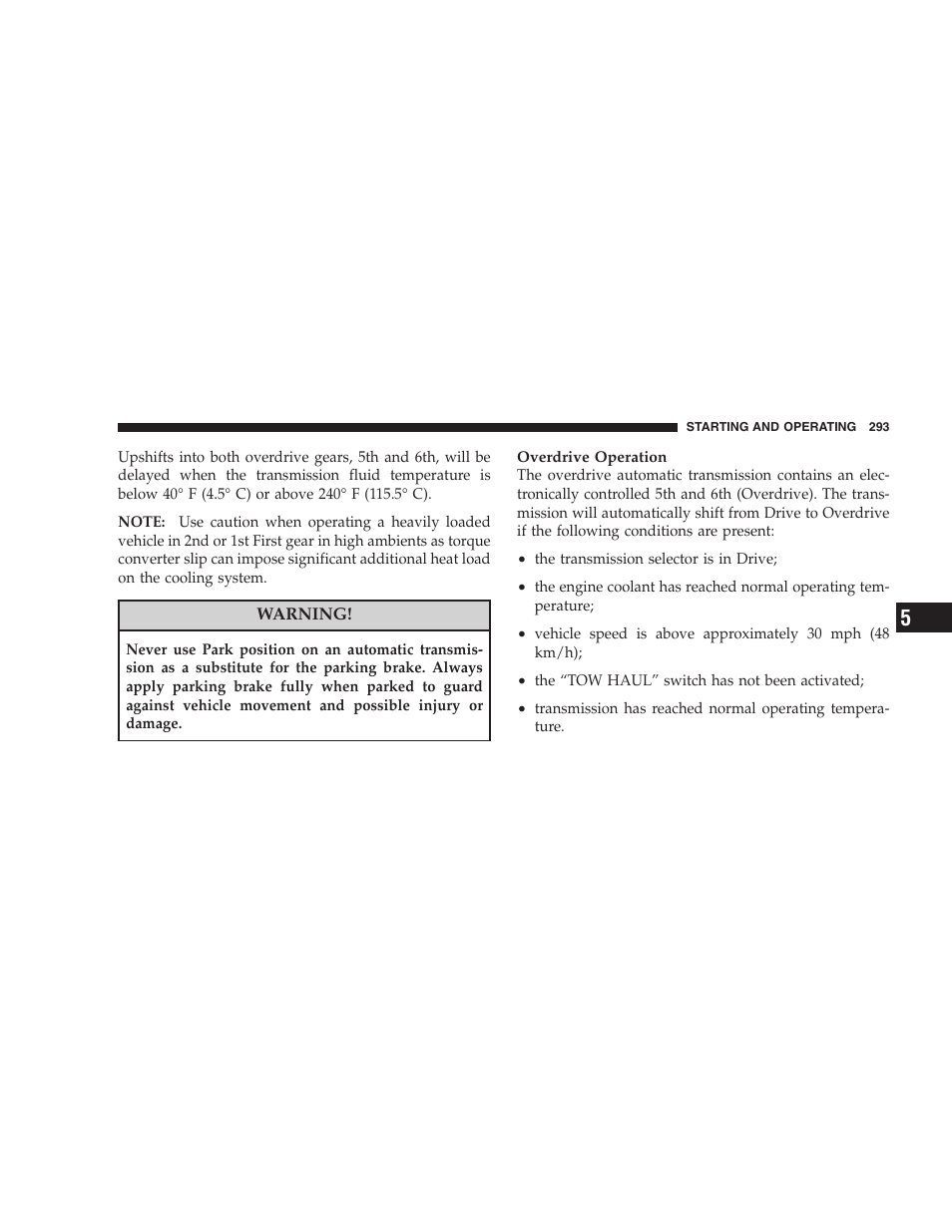 Ram Trucks 2007 3500 (Diesel) User Manual | Page 293 / 552
