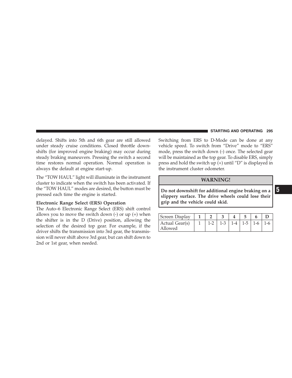 Ram Trucks 2007 3500 (Diesel) User Manual | Page 295 / 552