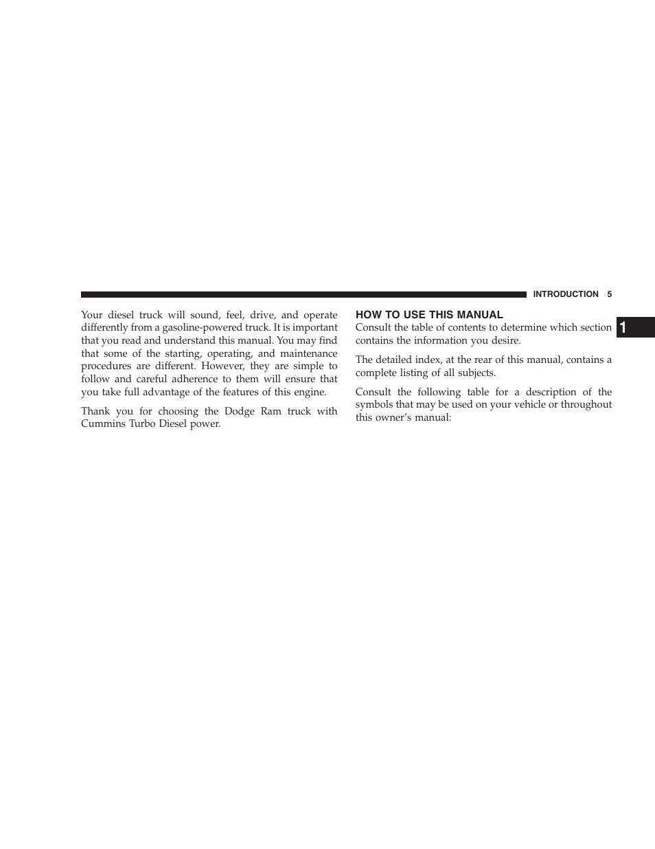 How to use this manual | Ram Trucks 2007 3500 (Diesel) User Manual | Page 5 / 552