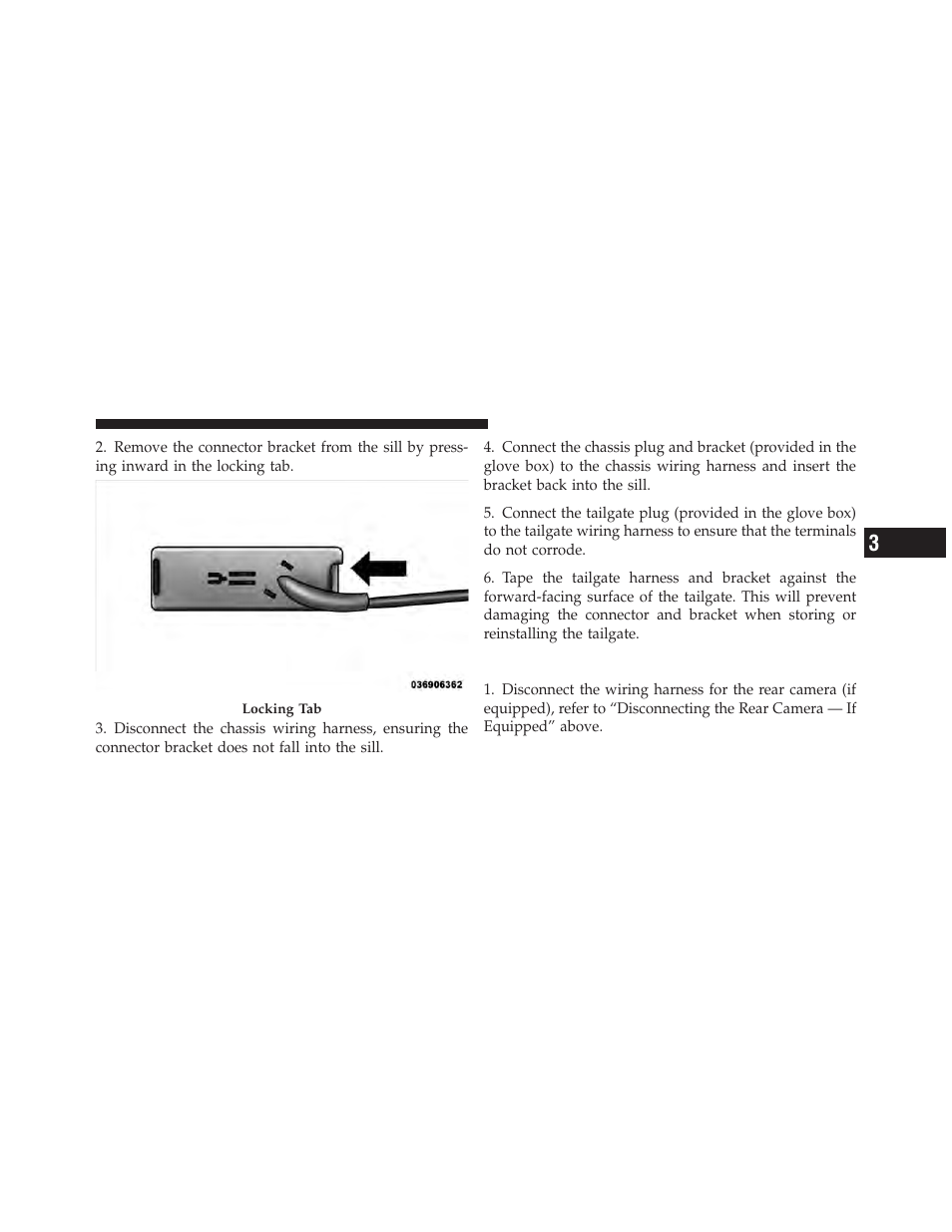 Removing the tailgate | Ram Trucks 2009 1500 - Owner Manual User Manual | Page 219 / 543