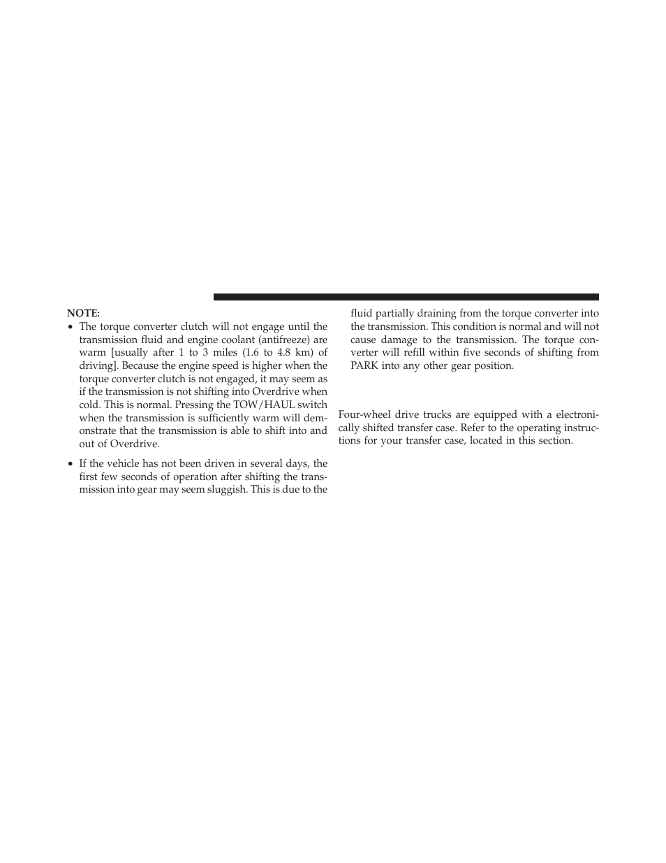 Four-wheel drive operation - if equipped, Four-wheel drive operation — if equipped | Ram Trucks 2009 1500 - Owner Manual User Manual | Page 328 / 543