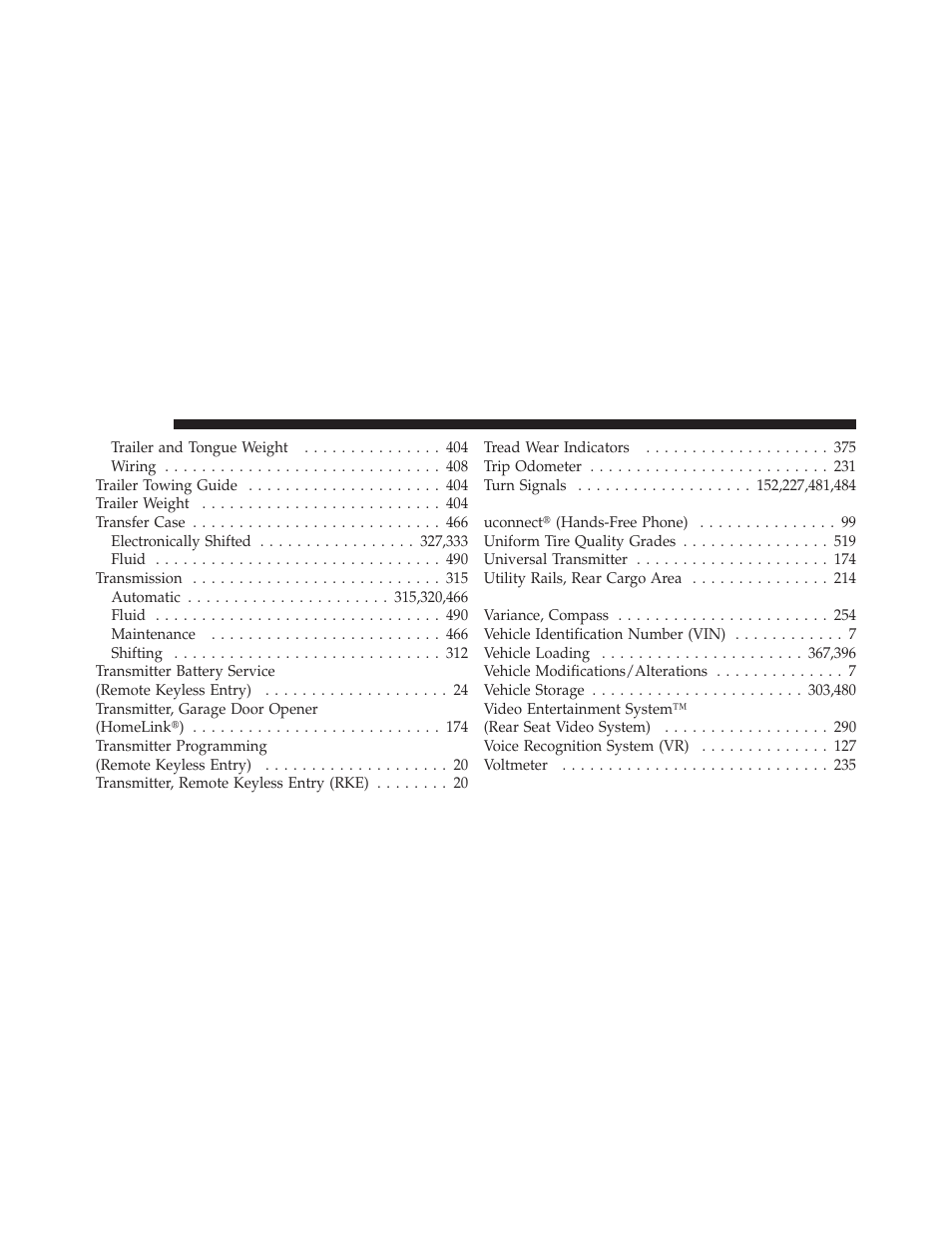 Ram Trucks 2009 1500 - Owner Manual User Manual | Page 540 / 543