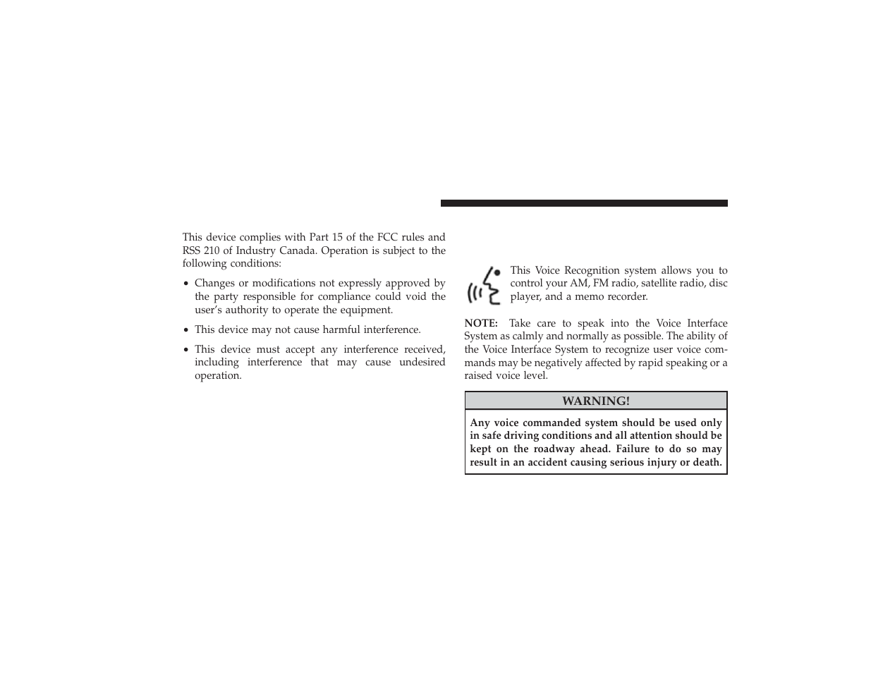 General information, Voice recognition (vr) system - if equipped, Voice recognition (vr) system operation | Voice recognition (vr) system, If equipped | Ram Trucks 2009 3500 - Owner Manual User Manual | Page 116 / 532