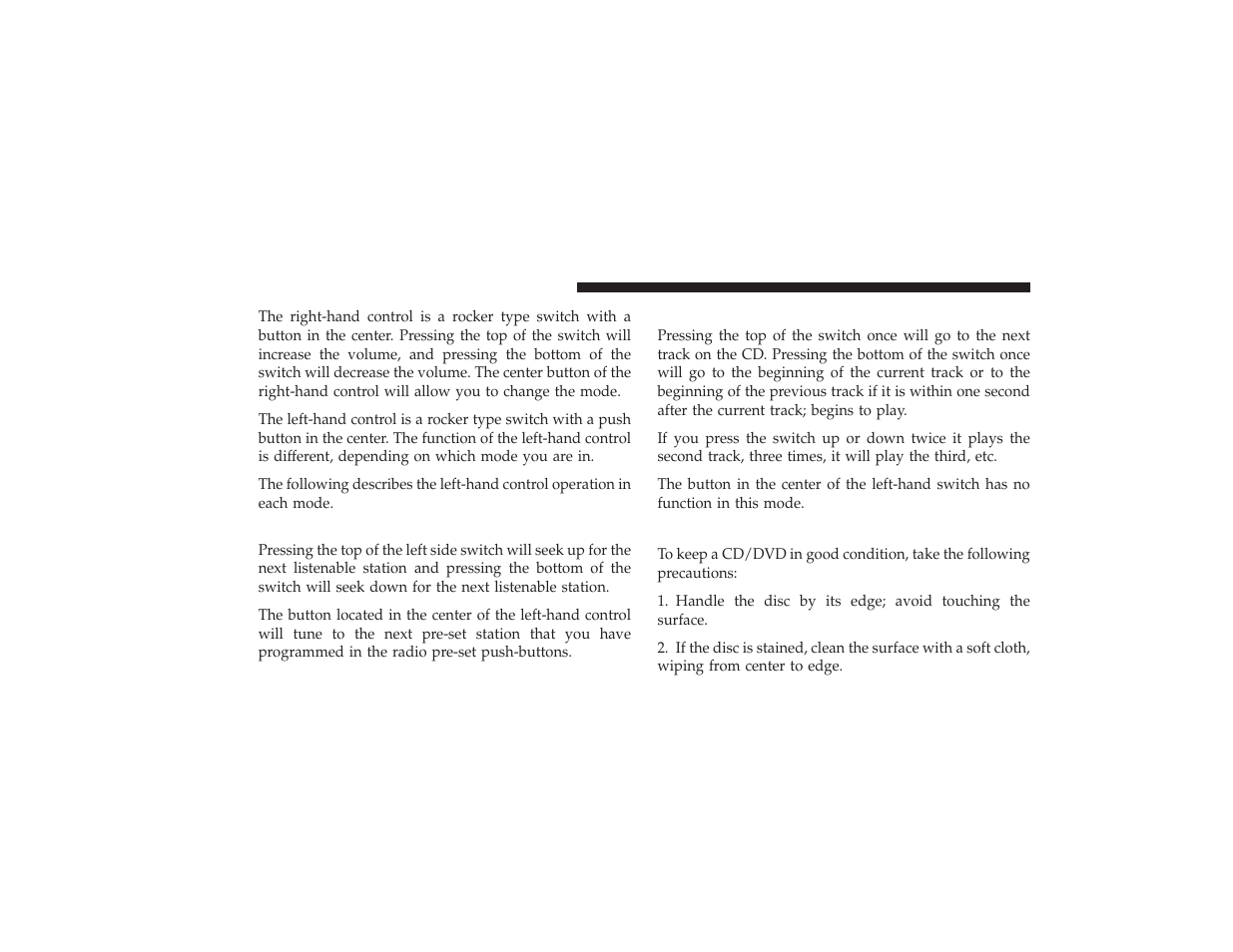 Radio operation, Cd player, Cd/dvd maintenance | Ram Trucks 2009 3500 - Owner Manual User Manual | Page 234 / 532