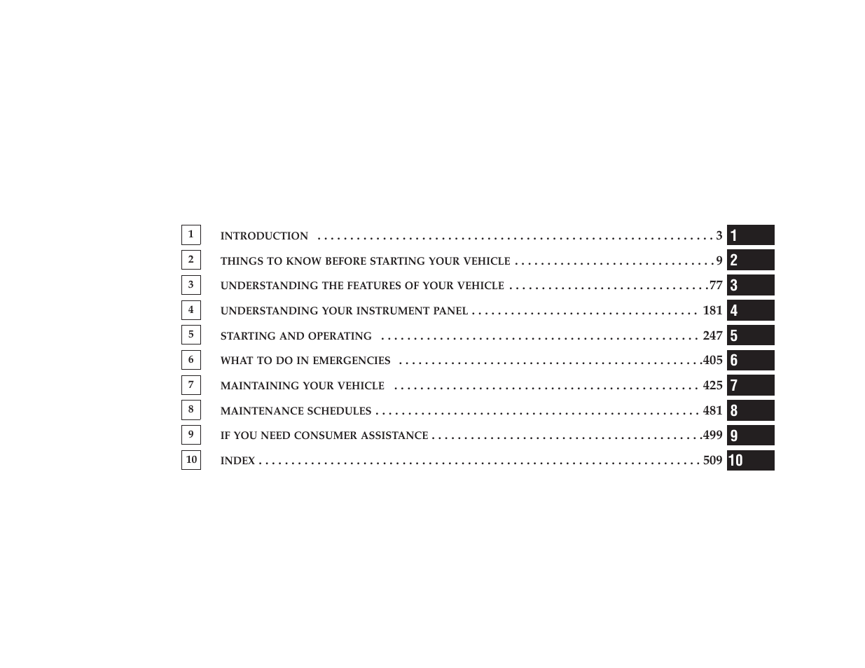 Ram Trucks 2009 3500 - Owner Manual User Manual | Page 3 / 532