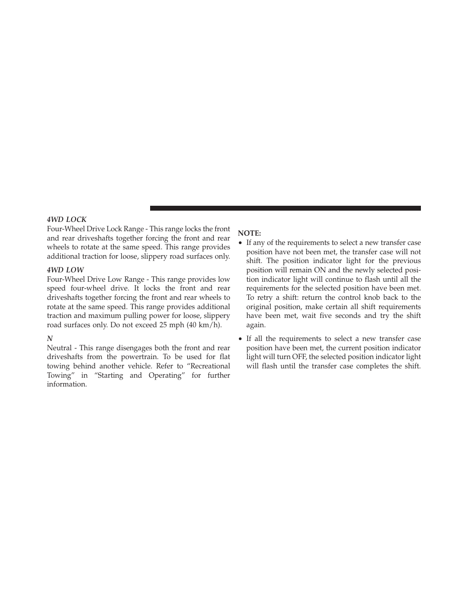 Shifting procedure | Ram Trucks 2010 3500 - Owner Manual User Manual | Page 328 / 616