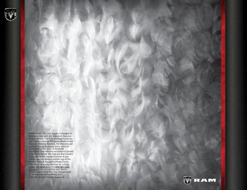 Ram Trucks 2010 3500 - User Guide User Manual | Page 2 / 96