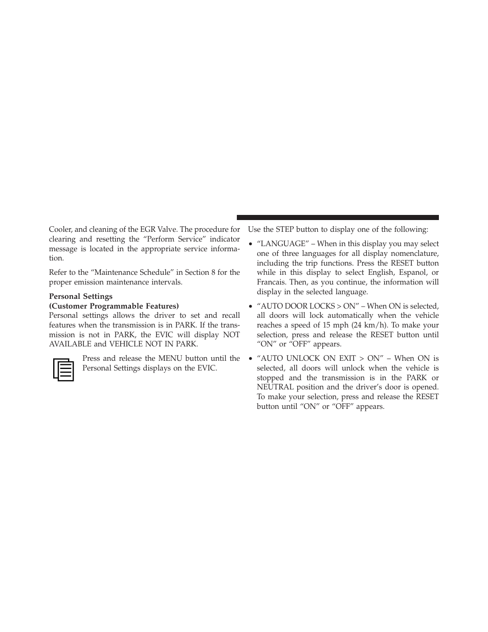 Ram Trucks 2010 Chassis Cab User Manual | Page 144 / 423