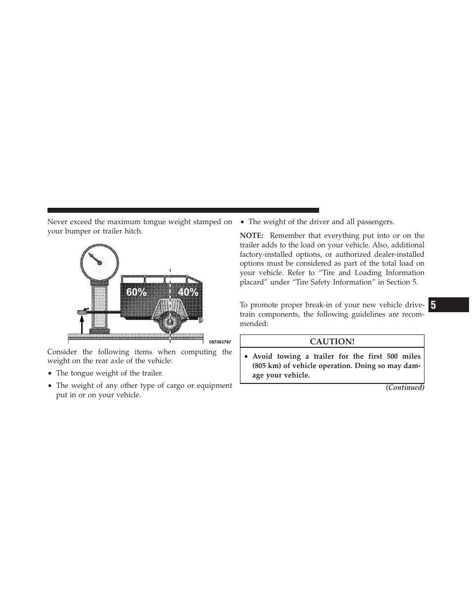 Towing requirements | Ram Trucks 2010 Chassis Cab User Manual | Page 283 / 423