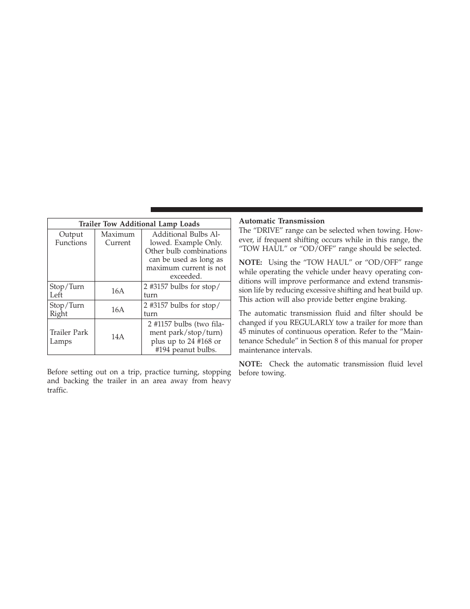 Towing tips | Ram Trucks 2010 Chassis Cab User Manual | Page 288 / 423