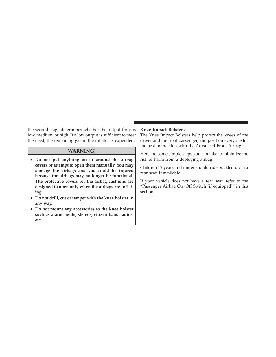 Ram Trucks 2010 Chassis Cab User Manual | Page 48 / 423