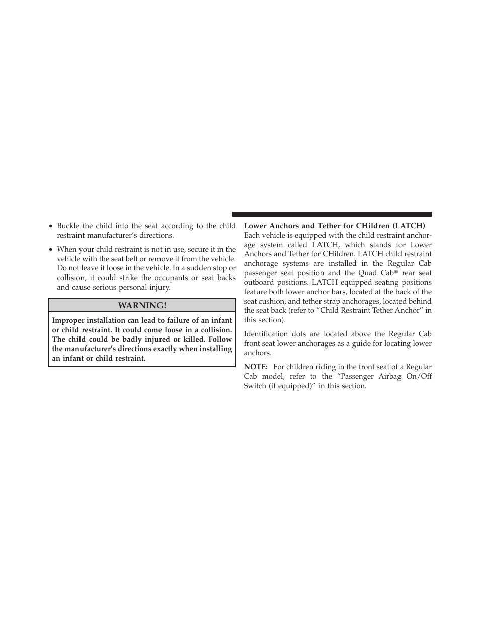 Ram Trucks 2010 Chassis Cab User Manual | Page 64 / 423