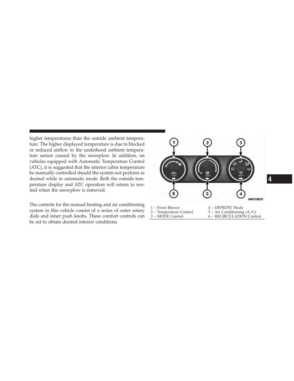 Manual heating and air conditioning system, Manual heating and air conditioning, System | Ram Trucks 2011 Chassis Cab - Owner Manual User Manual | Page 259 / 494