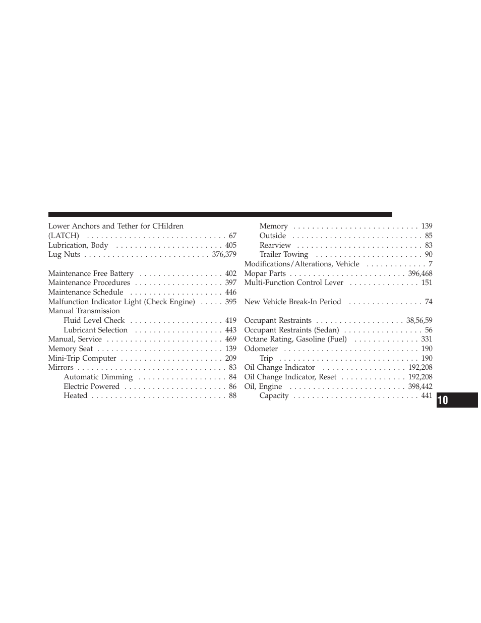 Ram Trucks 2011 Chassis Cab - Owner Manual User Manual | Page 485 / 494