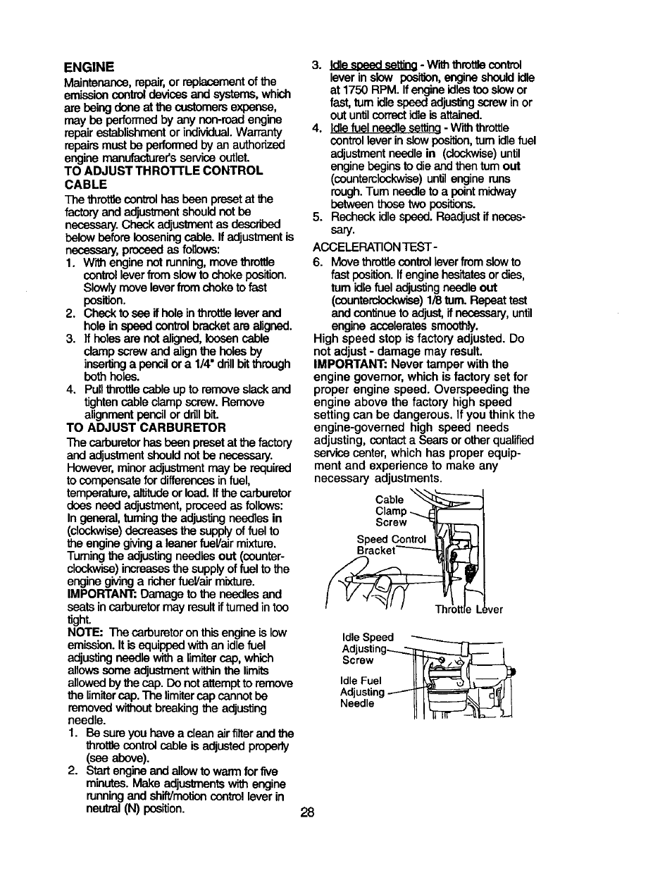 Craftsman 917.2720601 User Manual | Page 28 / 60