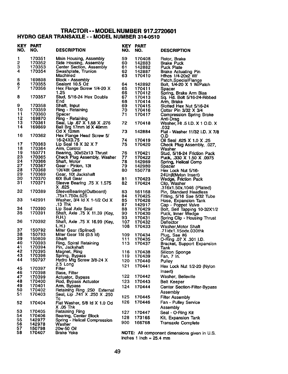 Craftsman 917.2720601 User Manual | Page 49 / 60