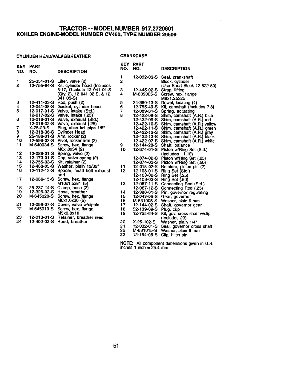 Craftsman 917.2720601 User Manual | Page 51 / 60
