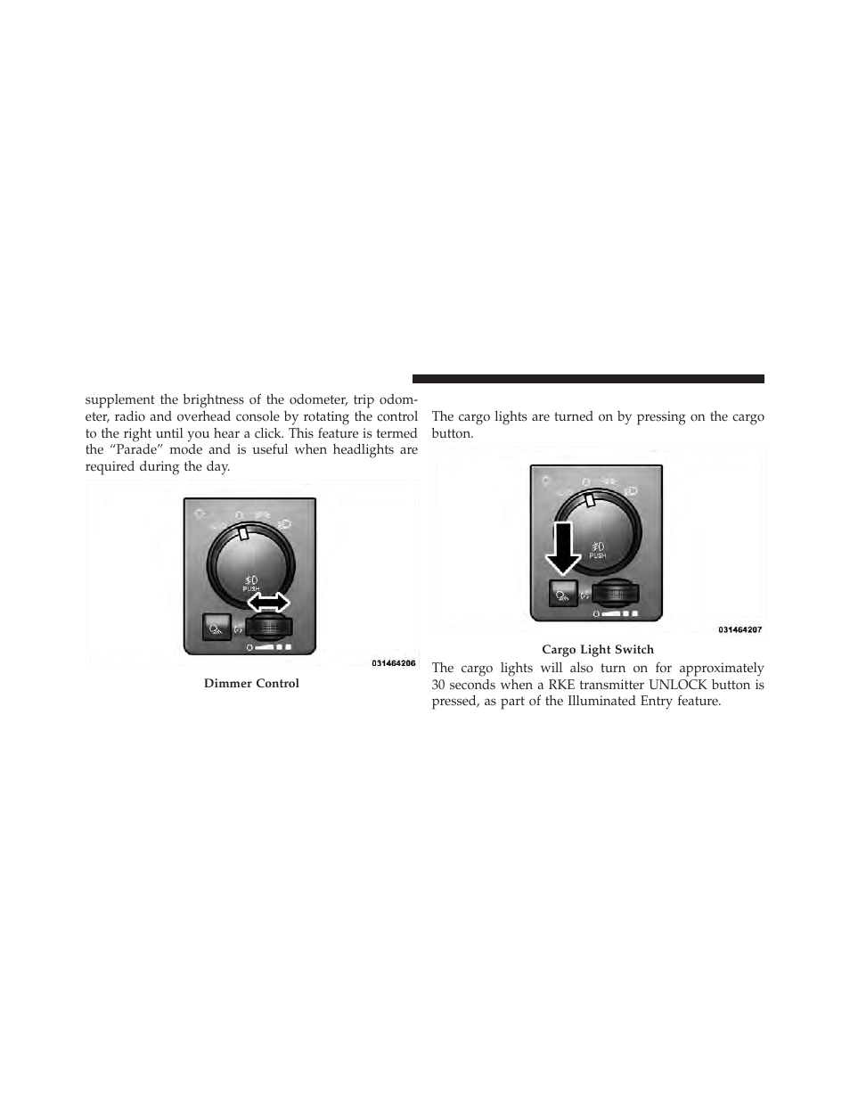 Cargo light | Ram Trucks 2012 3500 - Owner Manual User Manual | Page 164 / 726