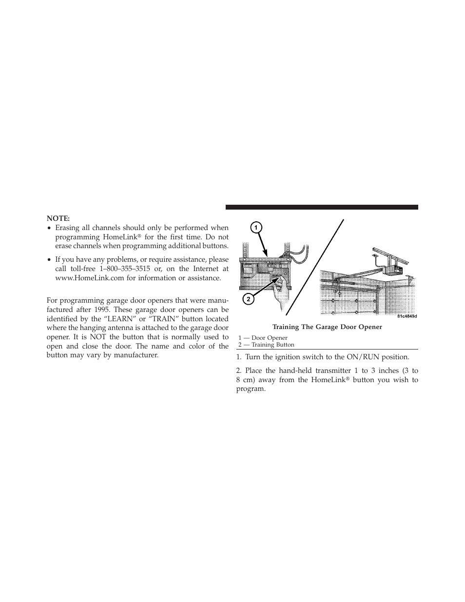 Programming a rolling code | Ram Trucks 2012 3500 - Owner Manual User Manual | Page 192 / 726