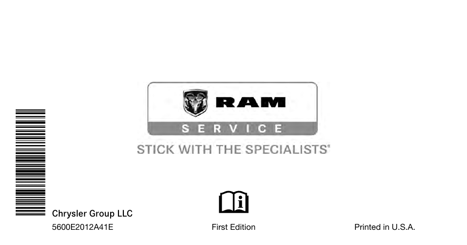 Ram Trucks 2012 3500 - CNG Supplement User Manual | Page 40 / 40