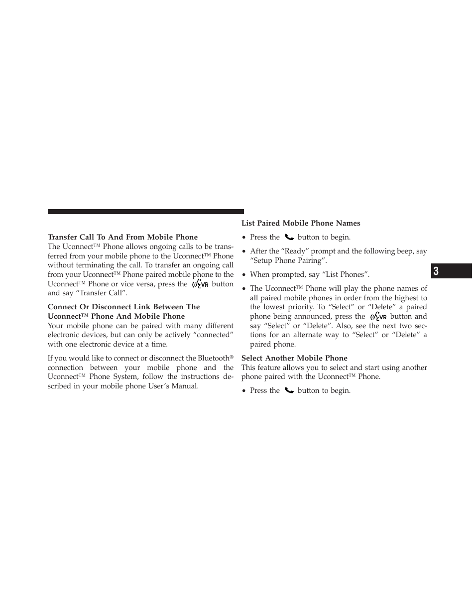 Advanced phone connectivity | Ram Trucks 2012 Chassis Cab - Owner Manual User Manual | Page 113 / 502