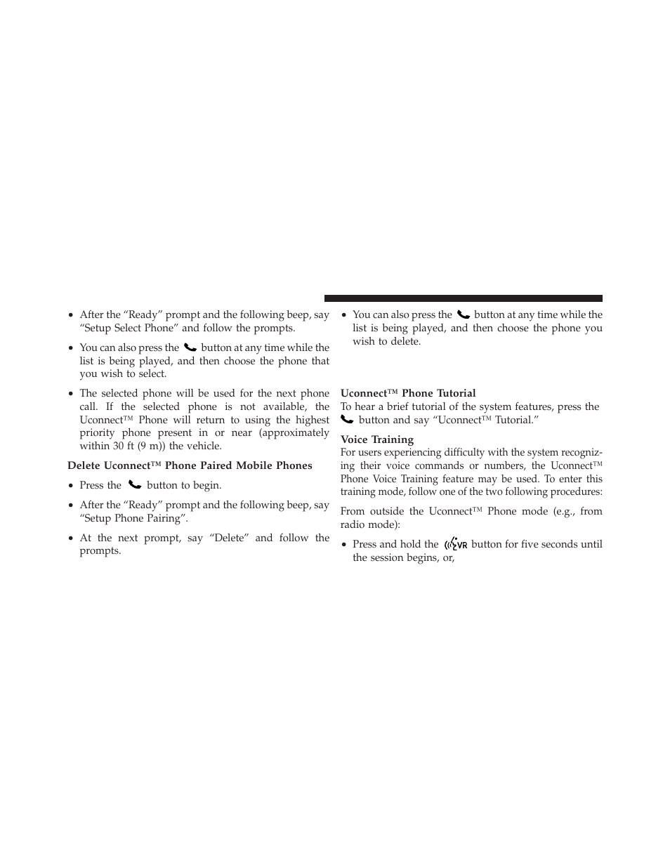 Things you should know about your uconnect™ phone, Things you should know about your, Uconnect™ phone | Ram Trucks 2012 Chassis Cab - Owner Manual User Manual | Page 114 / 502