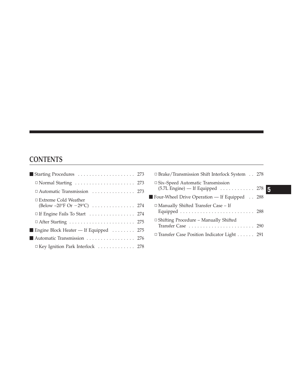 Ram Trucks 2012 Chassis Cab - Owner Manual User Manual | Page 271 / 502