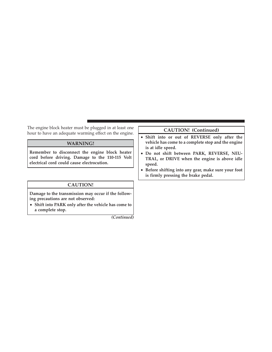 Automatic transmission | Ram Trucks 2012 Chassis Cab - Owner Manual User Manual | Page 278 / 502