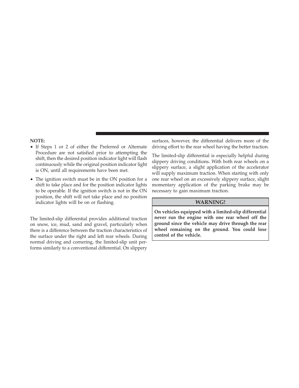 Limited-slip differential | Ram Trucks 2012 Chassis Cab - Owner Manual User Manual | Page 300 / 502