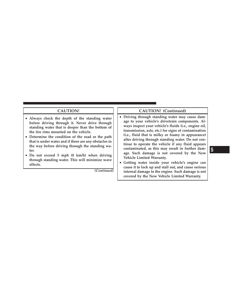 Ram Trucks 2012 Chassis Cab - Owner Manual User Manual | Page 303 / 502