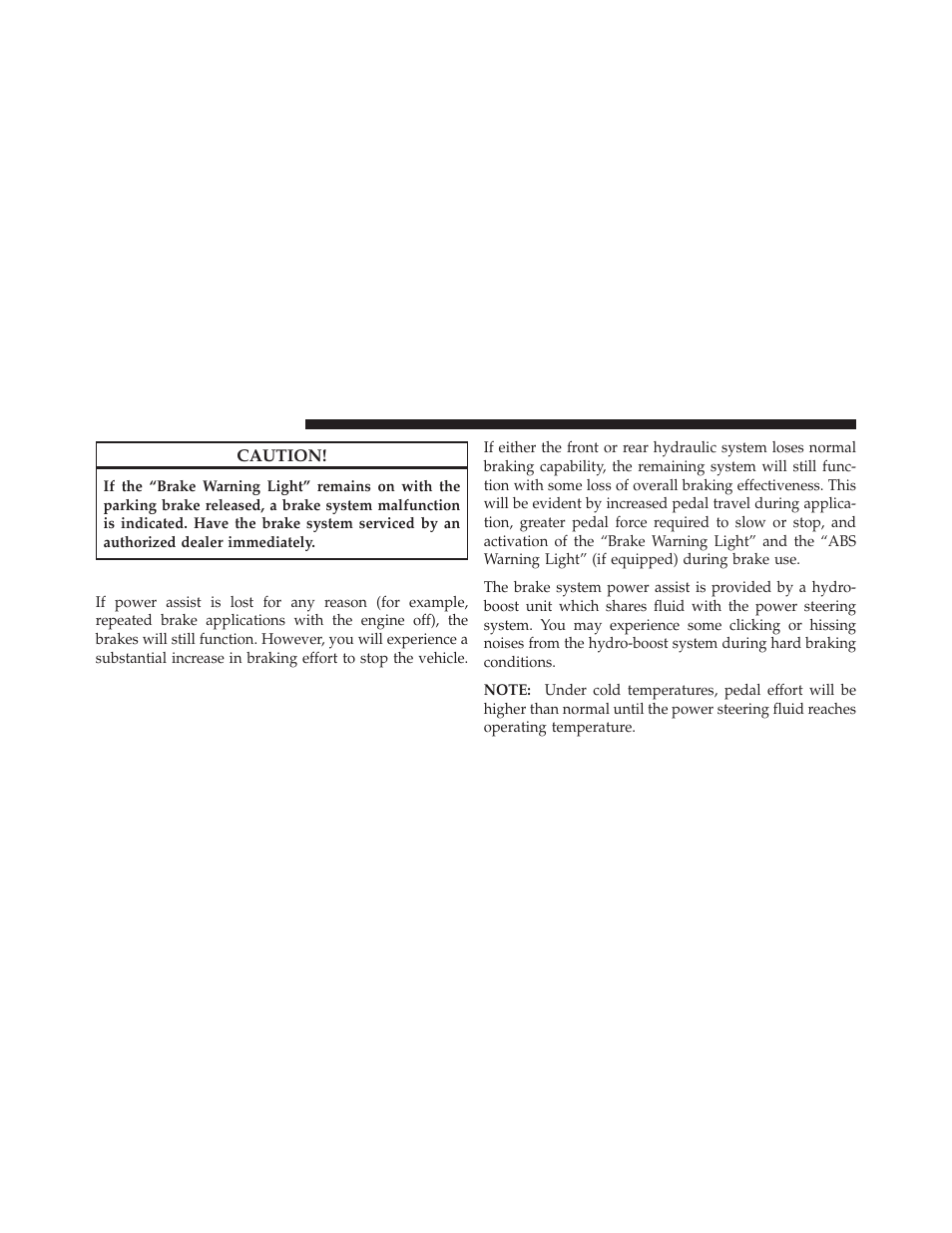 Brake system | Ram Trucks 2012 Chassis Cab - Owner Manual User Manual | Page 308 / 502