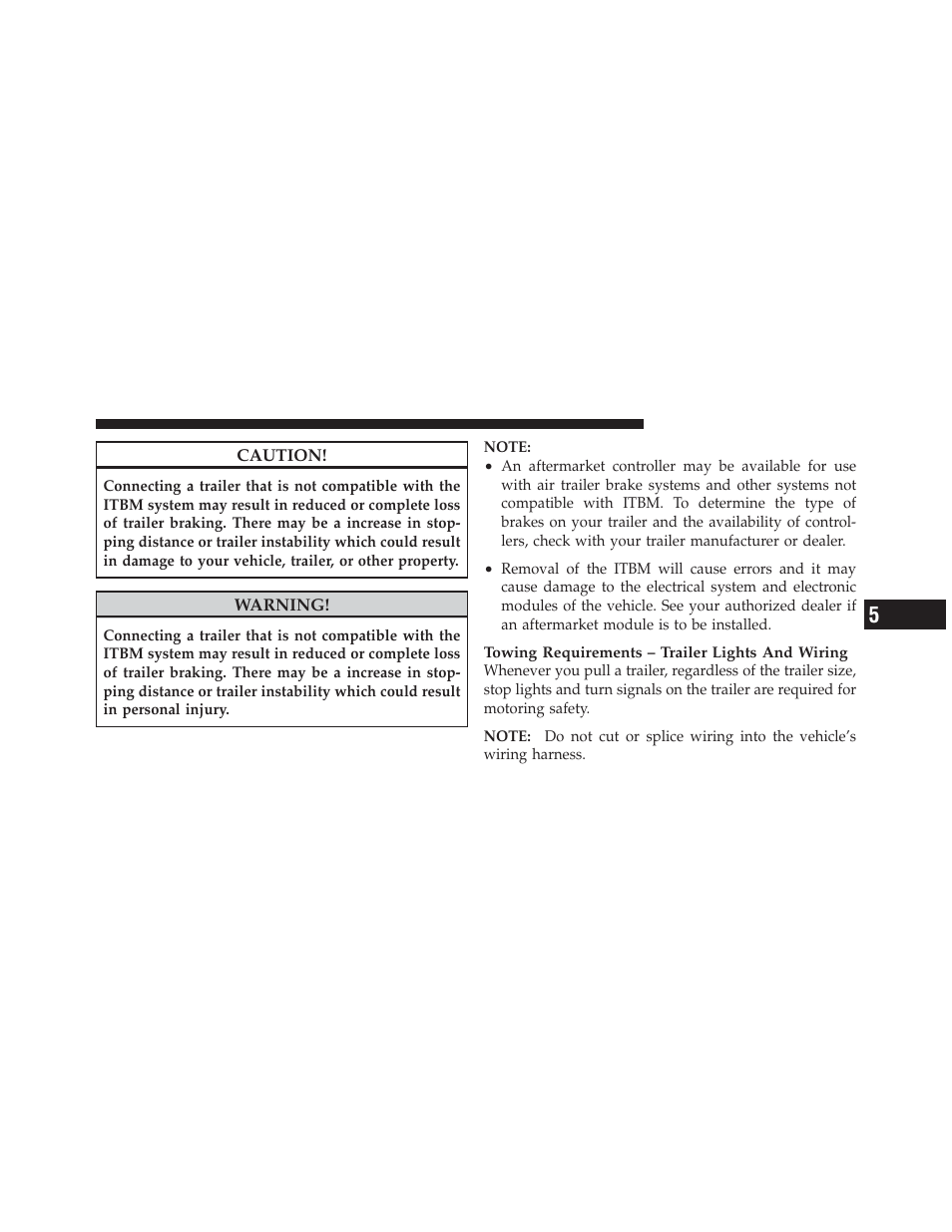 Ram Trucks 2012 Chassis Cab - Owner Manual User Manual | Page 361 / 502