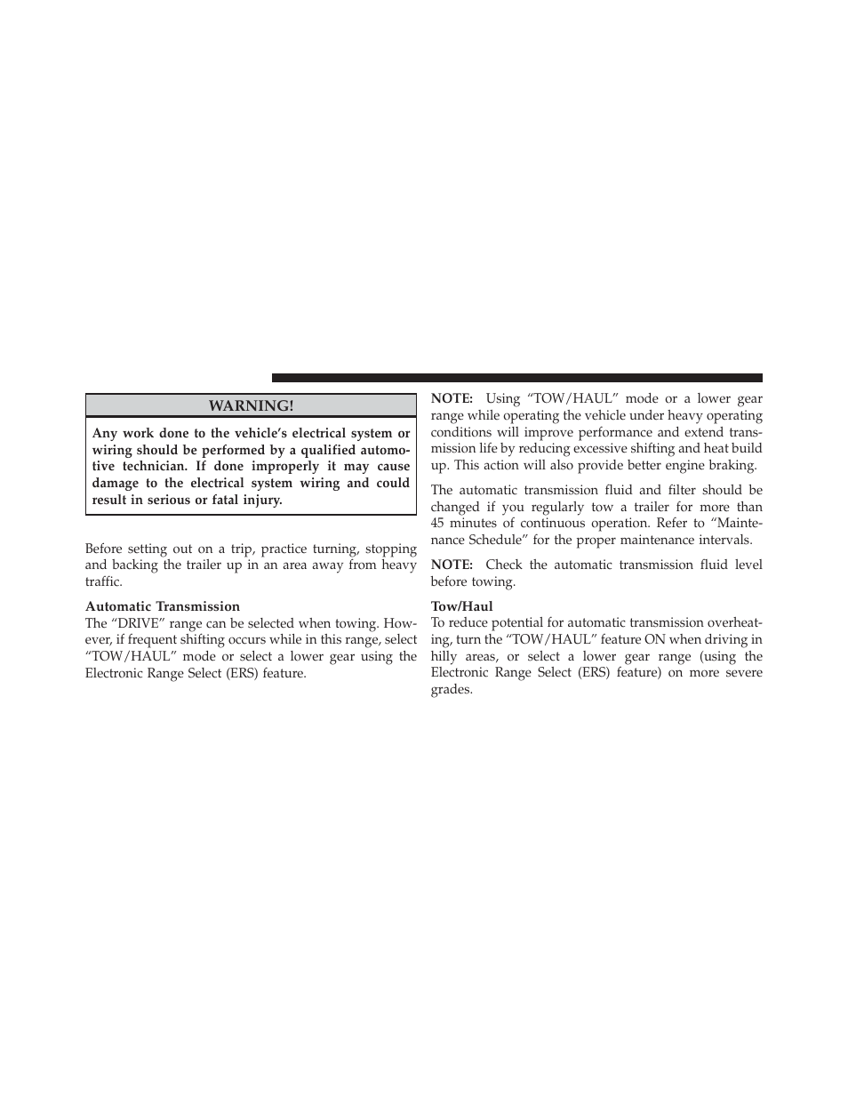 Towing tips | Ram Trucks 2012 Chassis Cab - Owner Manual User Manual | Page 362 / 502