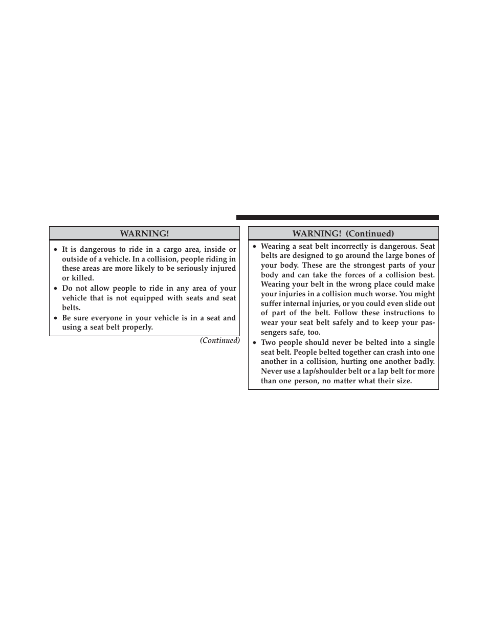 Ram Trucks 2012 Chassis Cab - Owner Manual User Manual | Page 42 / 502