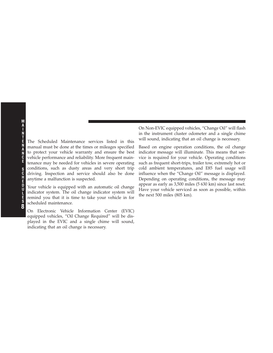 Maintenance schedule, 7l gas engine | Ram Trucks 2012 Chassis Cab - Owner Manual User Manual | Page 456 / 502
