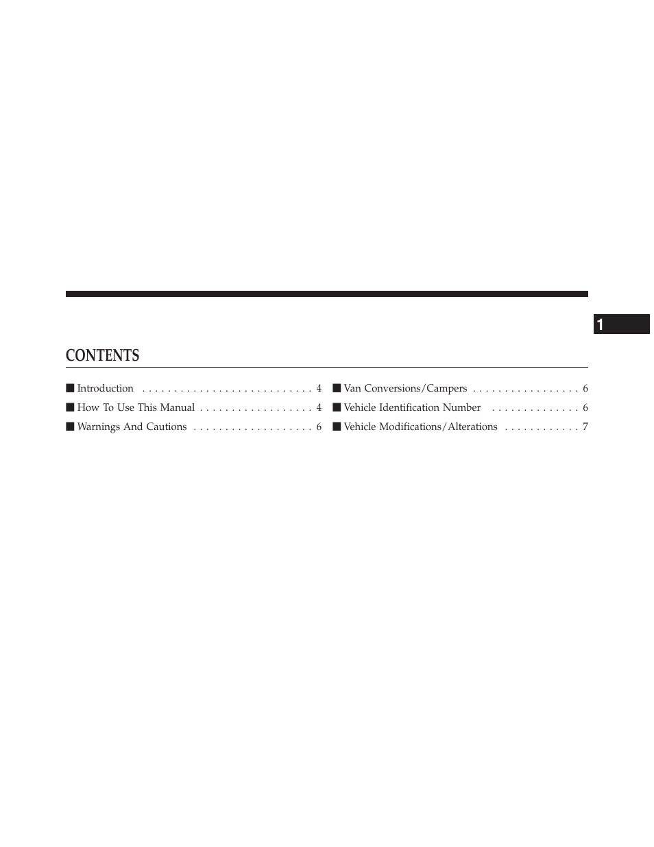 Ram Trucks 2012 Chassis Cab - Owner Manual User Manual | Page 5 / 502