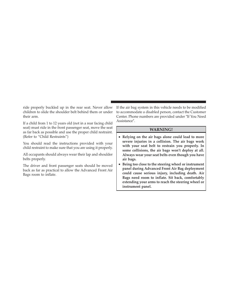 Ram Trucks 2012 Chassis Cab - Owner Manual User Manual | Page 58 / 502