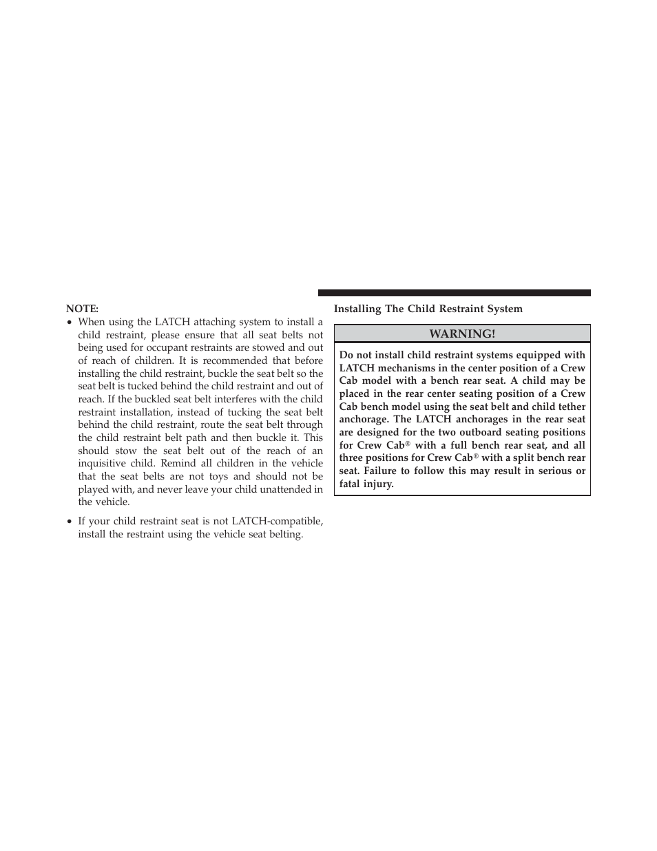 Ram Trucks 2012 Chassis Cab - Owner Manual User Manual | Page 72 / 502