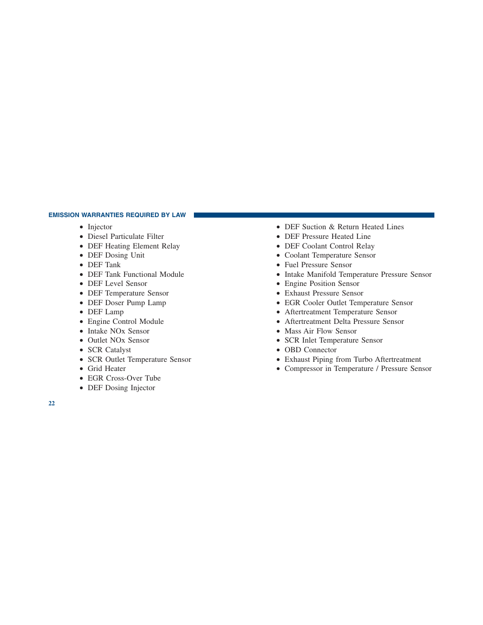 Ram Trucks 2012 Chassis Cab - Warranty Manual User Manual | Page 24 / 44