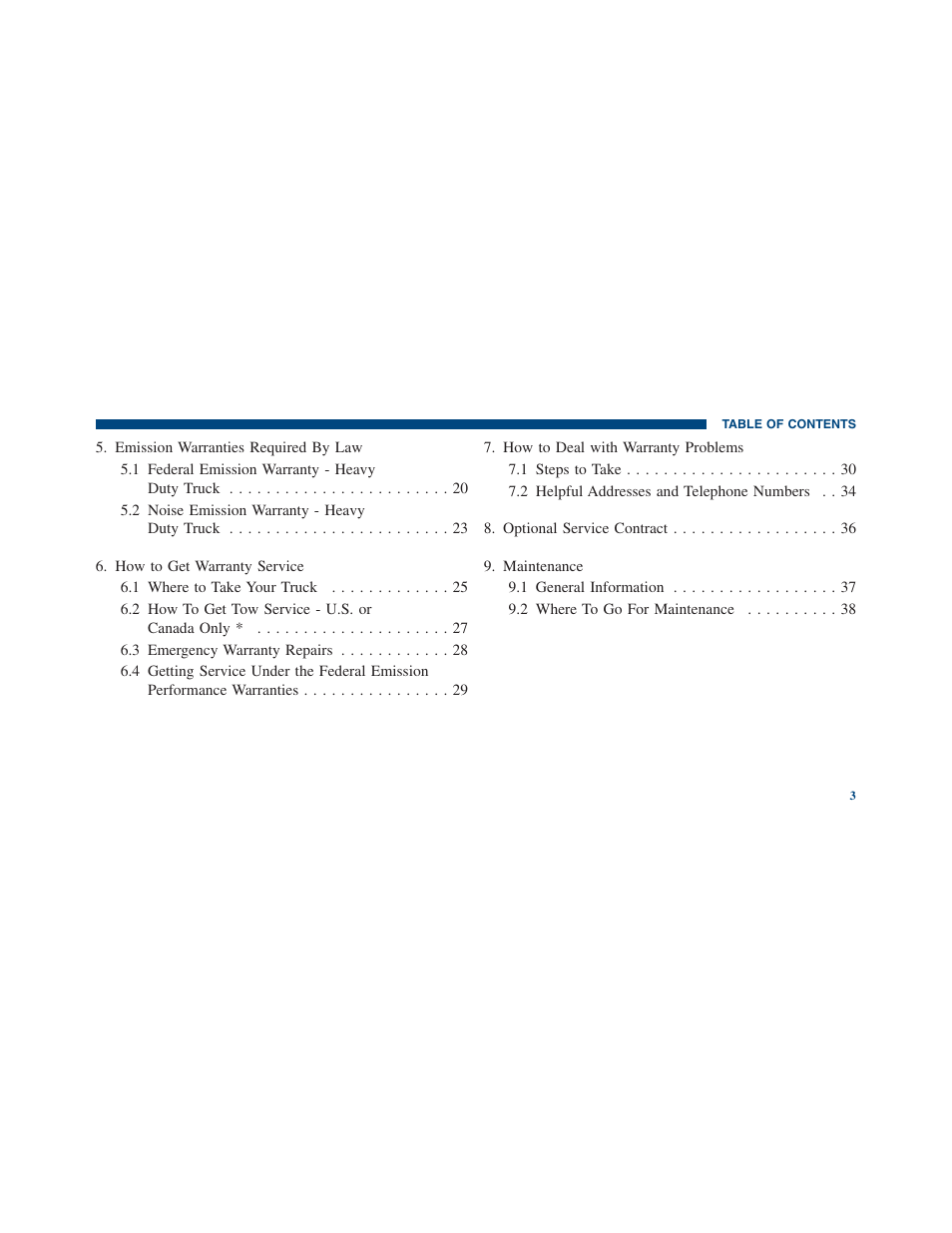 Ram Trucks 2012 Chassis Cab - Warranty Manual User Manual | Page 5 / 44