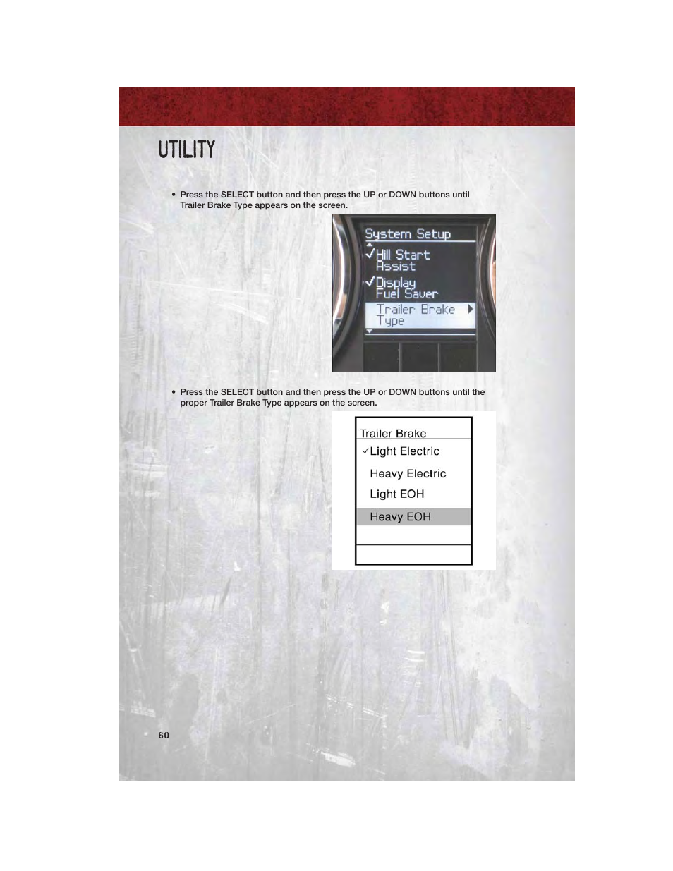 Utility | Ram Trucks 2012 Chassis Cab - User Guide User Manual | Page 62 / 116