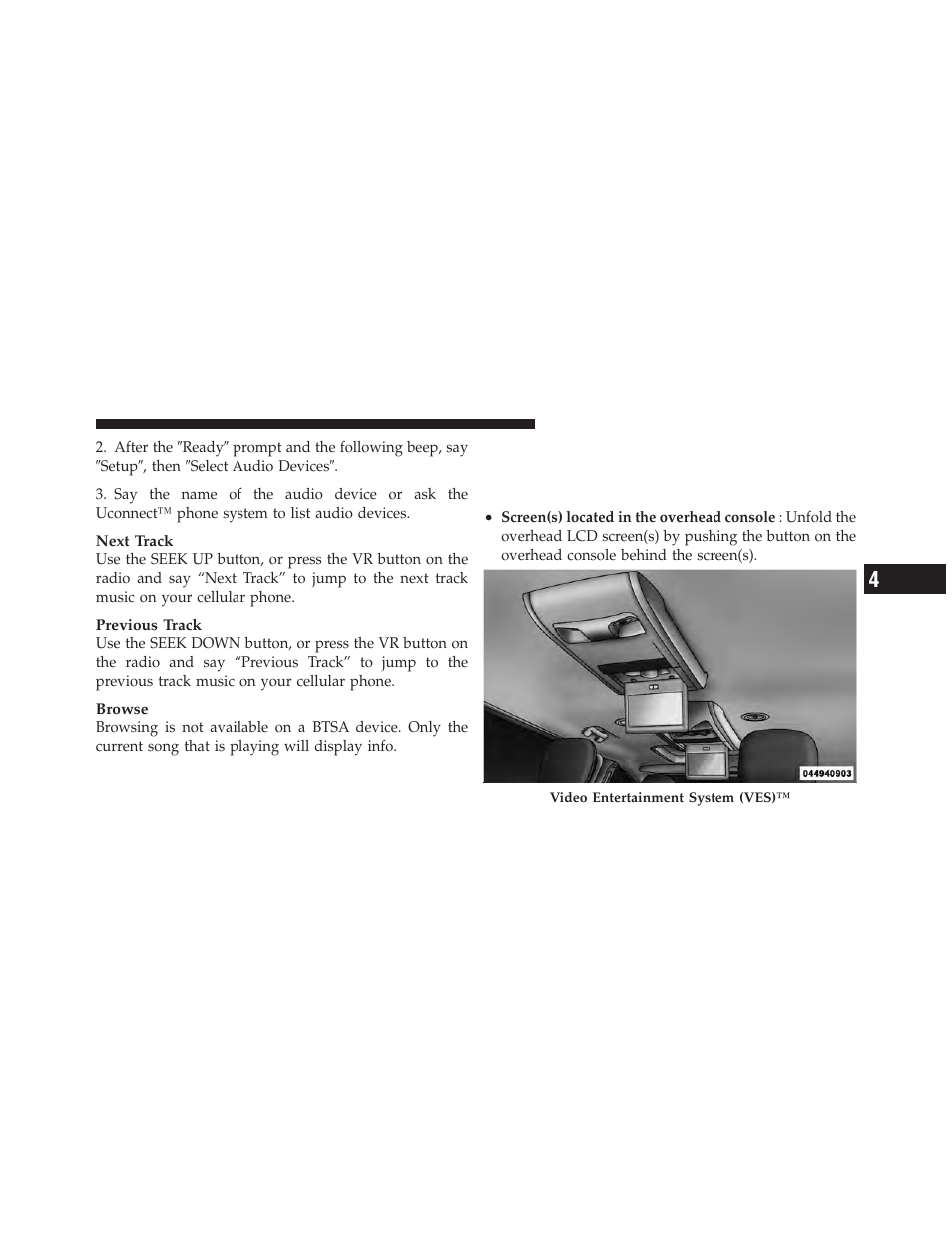 Getting started, Uconnect™ multimedia video entertainment, System (ves)™ — if equipped | Ram Trucks 2012 С/V - Owner Manual User Manual | Page 355 / 642