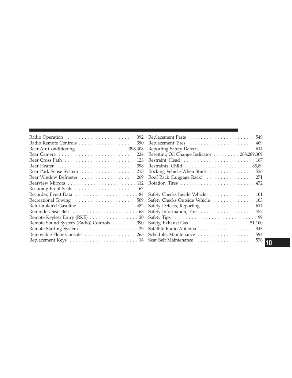Ram Trucks 2012 С/V - Owner Manual User Manual | Page 635 / 642