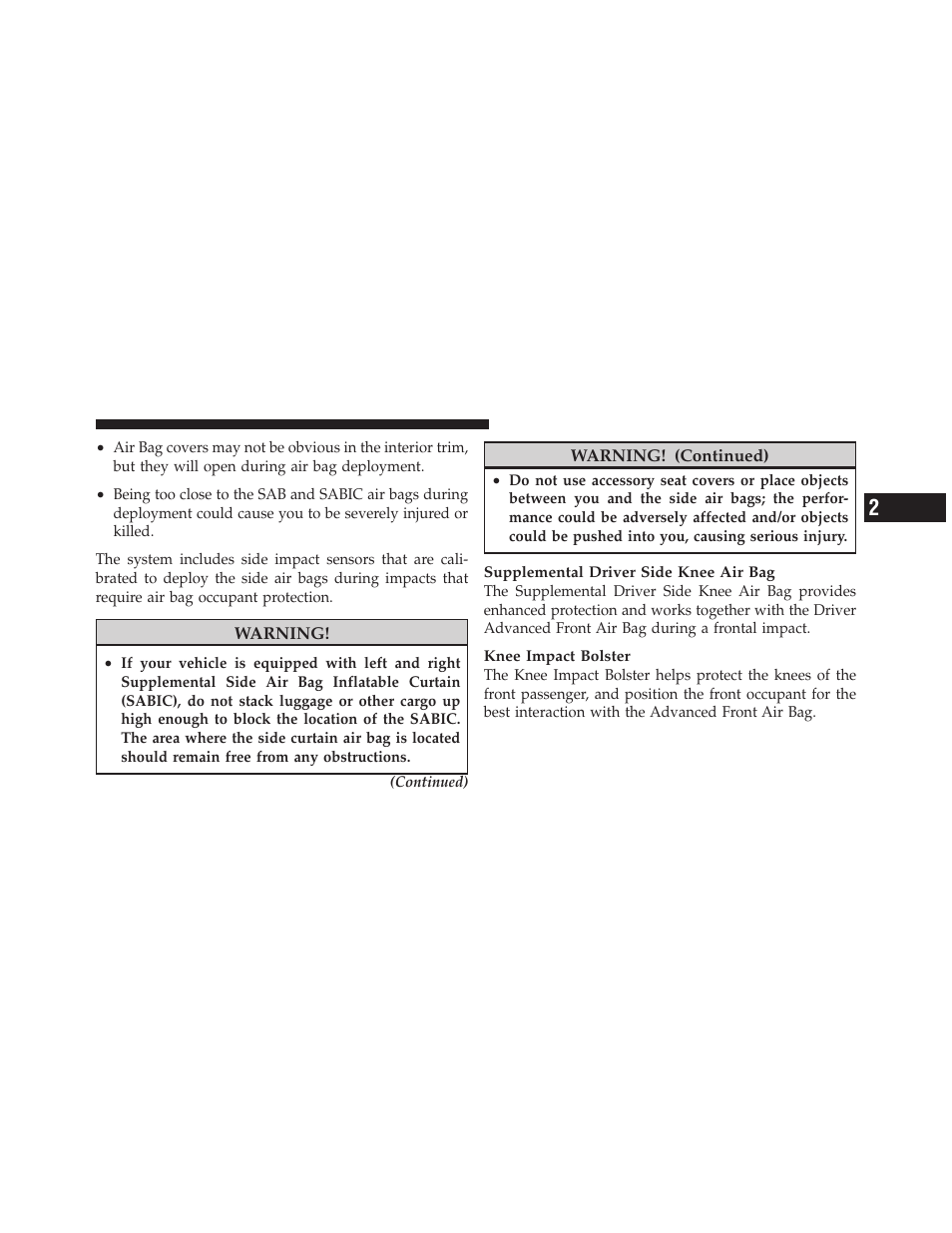 Ram Trucks 2012 С/V - Owner Manual User Manual | Page 77 / 642