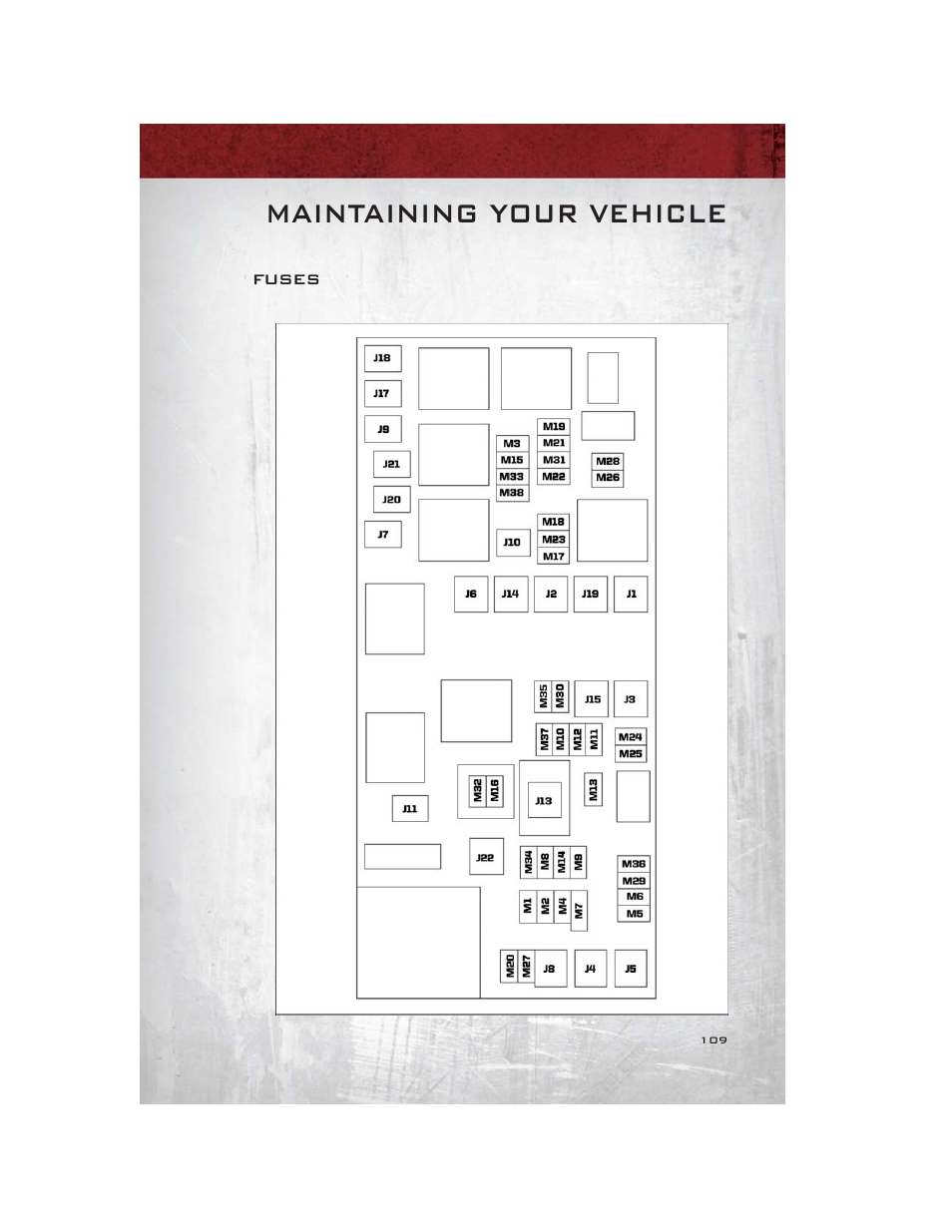 Fuses, Maintaining your vehicle | Ram Trucks 2012 С/V - User Guide User Manual | Page 111 / 132