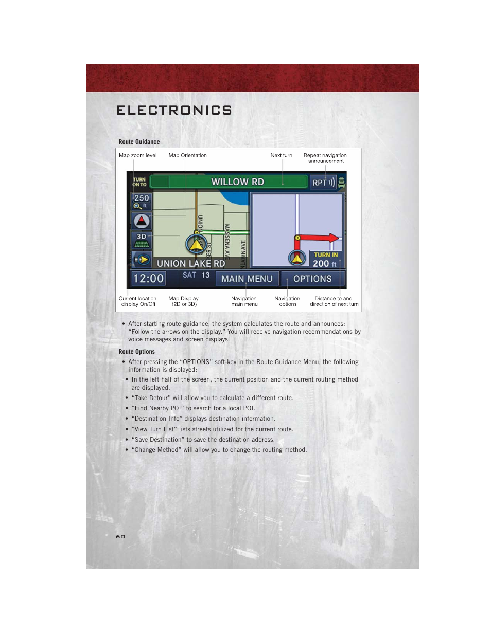 Electronics | Ram Trucks 2012 С/V - User Guide User Manual | Page 62 / 132