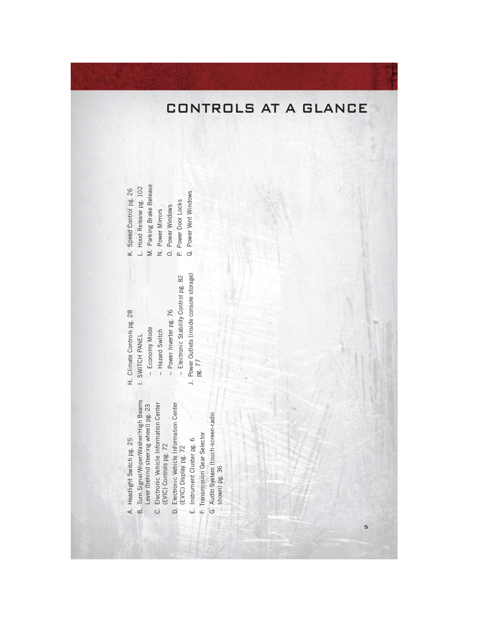 Controls at a glance | Ram Trucks 2012 С/V - User Guide User Manual | Page 7 / 132