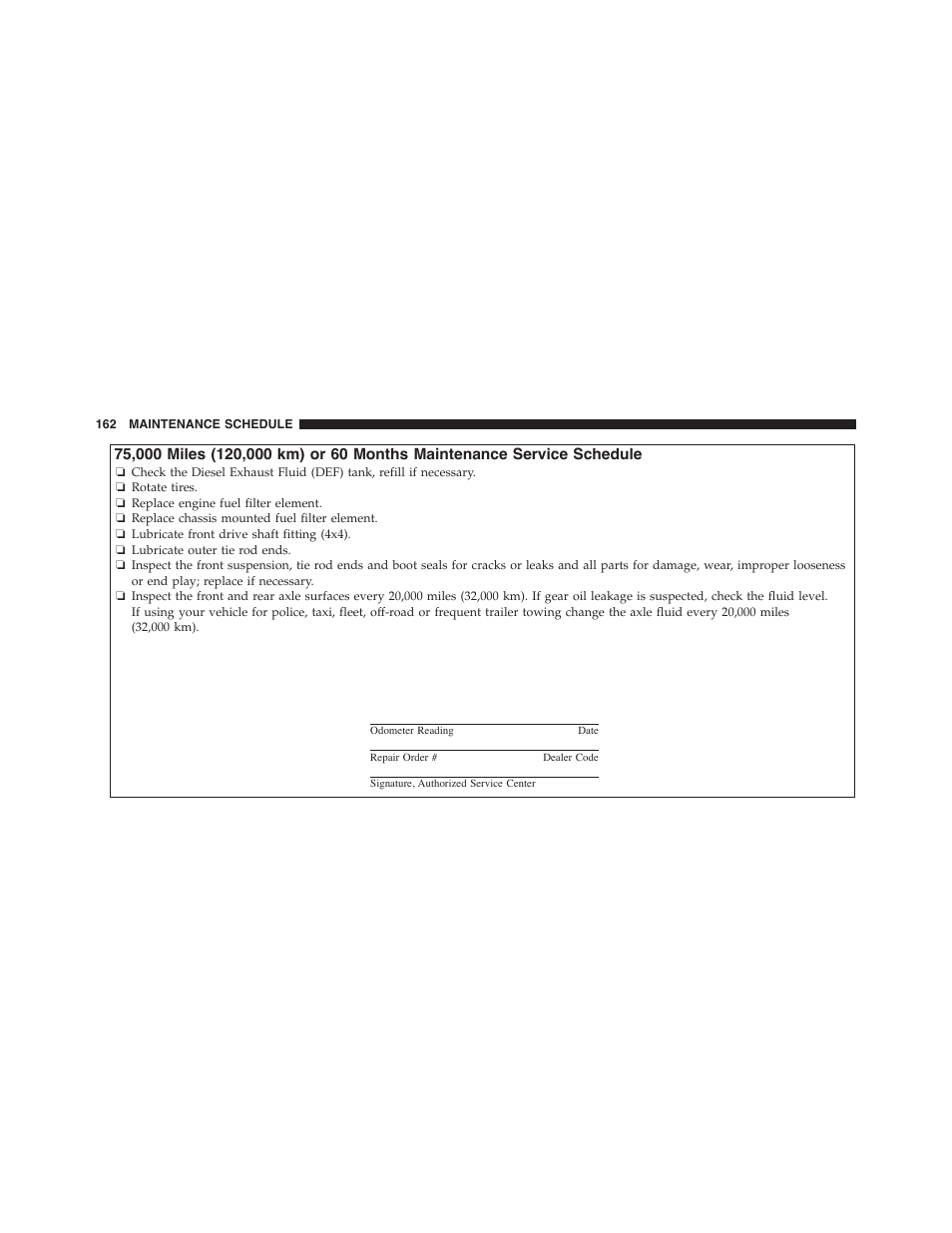 Ram Trucks 2013 Chassis Cab - Diesel Supplement User Manual | Page 164 / 186