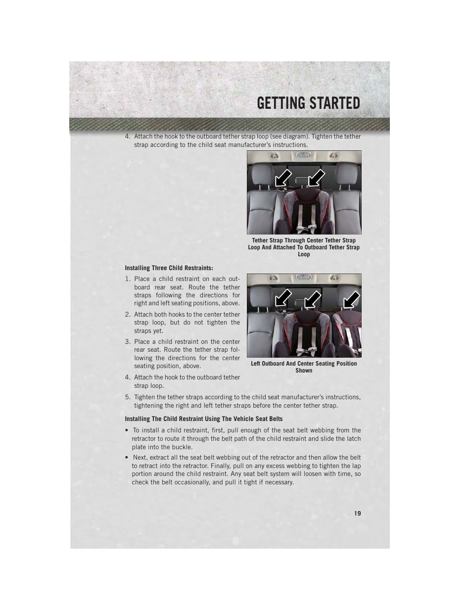 Getting started | Ram Trucks 2013 3500 - User Guide User Manual | Page 21 / 196