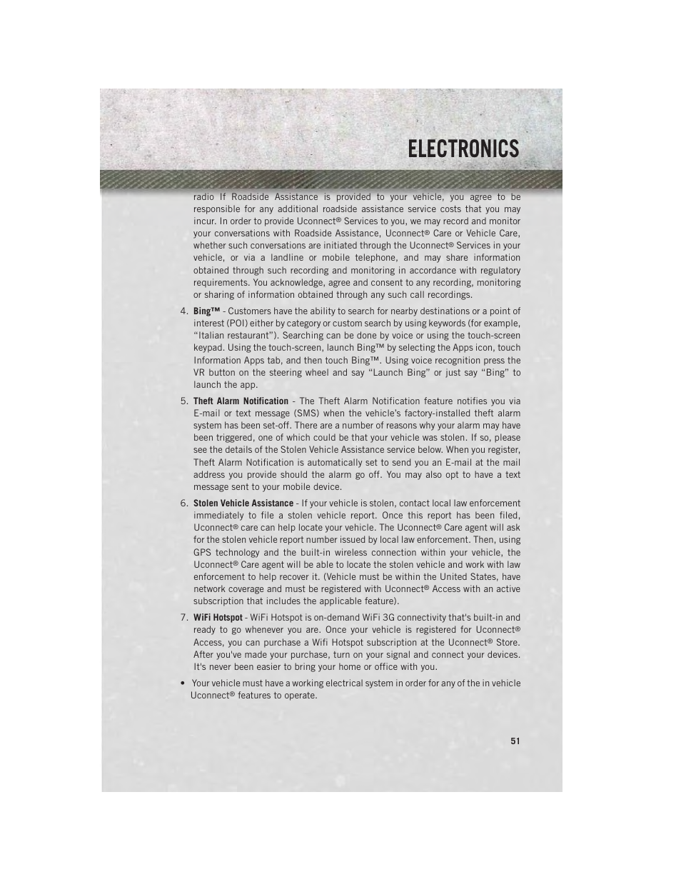 Electronics | Ram Trucks 2013 3500 - User Guide User Manual | Page 53 / 196